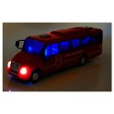 Tuletõrjebussi die Cast mudel punane tuledega