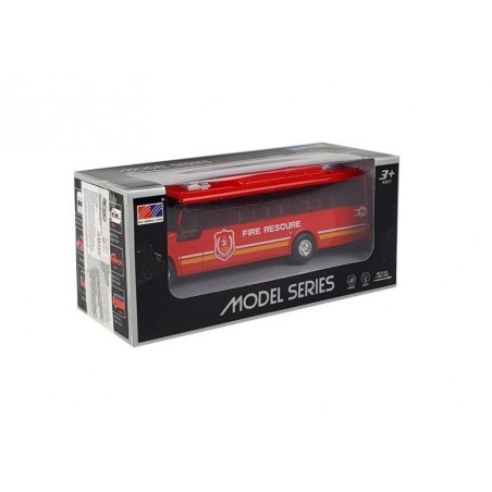 Tuletõrjebussi die Cast mudel punane tuledega