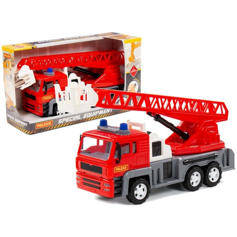 Tuletõrjeauto "Almaz" pikendatav redel 70 cm punane 88956