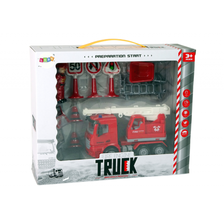 Tuletõrjebrigaadi komplekt kraana liiklusmärgid tuletõrjuja