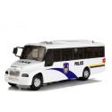 Valge politsei buss tugeva heliga