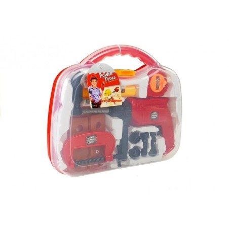 Tööriistakomplekt ümbrises Puurikruvid Haamer