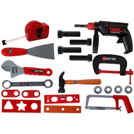 DIY tööriistakomplekt mustas kohvris