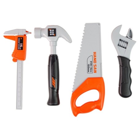 DIY komplekt seljakott kiiver tööriistad oranž