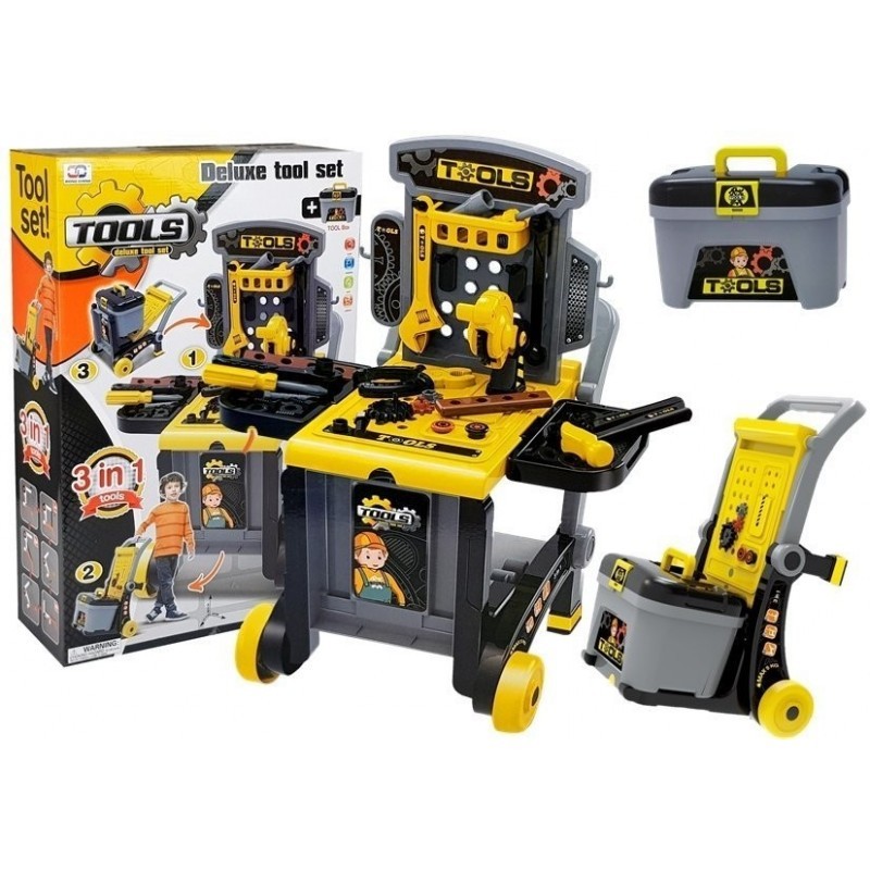 Kaasaskantav Deluxe tööriistakomplekti töötuba tööriistakastis