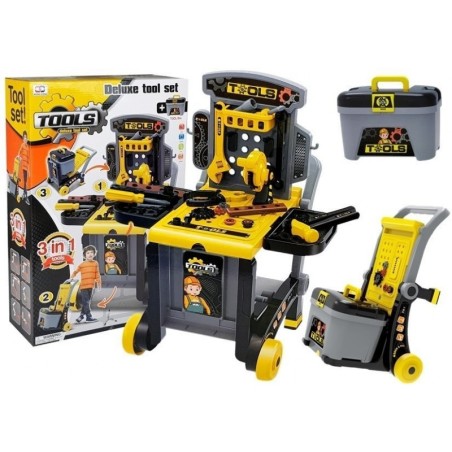 Kaasaskantav Deluxe tööriistakomplekti töötuba tööriistakastis
