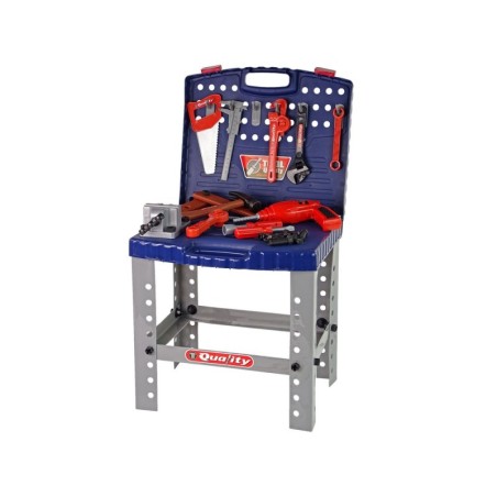 Kvaliteetsete tööriistade komplekt lastele korpuse puurimispingiga