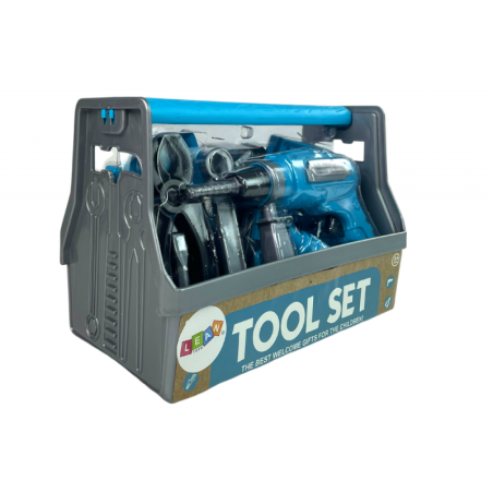 Tööriistakasti komplekt Saag puur Sinine