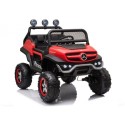 Elektriauto Mercedes Unimog S punane