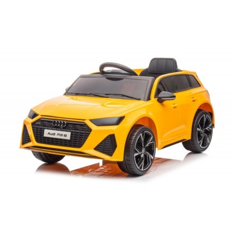 Elektriauto Audi RS6 kollane