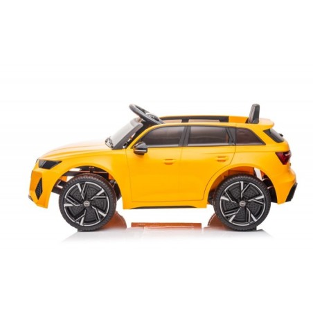Elektriauto Audi RS6 kollane
