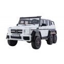 Elektriauto Mercedes G63 6x4 24V Valge