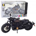 Mootorratas chopper metall, tuled 1:12