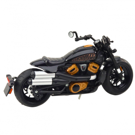Mootorratas chopper metall, tuled 1:12