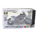 Mootorratas chopper metall, tuled 1:12