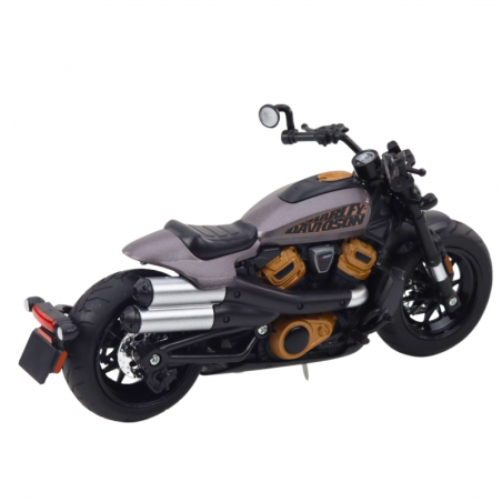 Chopper Mootorratas metallist, tuled 1:12