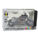Chopper Mootorratas metallist, tuled 1:12