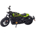 Mootorratas chopper metallist, tuled 1:12