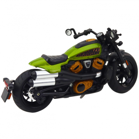 Mootorratas chopper metallist, tuled 1:12