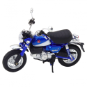 Mootorratas Retro Classic Metal Lights Blue 1:12