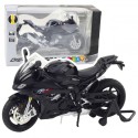 Sport Mootorratas Metall tuled Helid Must S1000 1:12