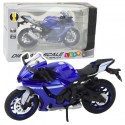 Sport Mootorratas Metall Navy Blue R1 1:12
