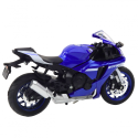Sport Mootorratas Metall Navy Blue R1 1:12