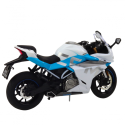 Sport Mootorratas Metall tuled Valge Sinine 1:12