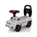 Tõukeauto QX-5500- 2 sarvega seljatugi hõbedane