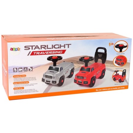 Tõukeauto QX-5500- 2 Horn seljatugi valge