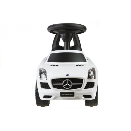 Mercedes-Benz SLS AMG valge – lapsed saavad autoga kaasa sõita