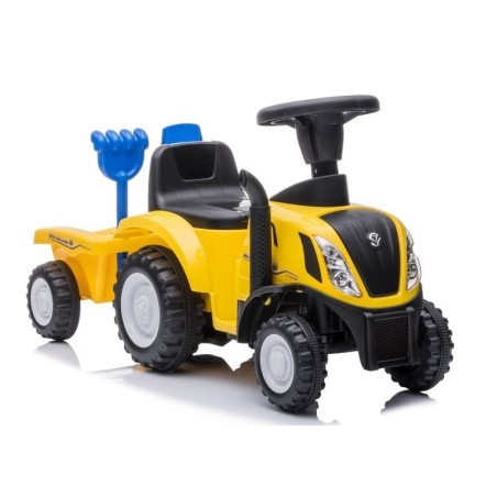 Traktor tõukeauto 658T New Holland Kollane