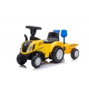 Traktor tõukeauto 658T New Holland Kollane