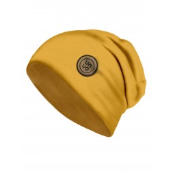 Puuvillane müts beanie, kollane