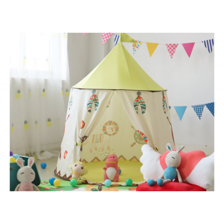 India tipi telk lastele, beež, 125 cm
