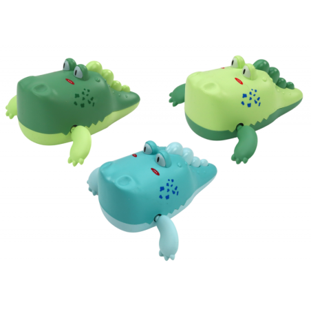 Üles keeratav ujuv krokodilli vannimänguasi