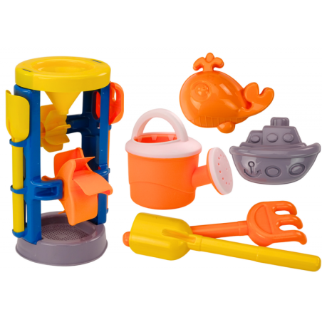 Liivamänguasjad, suur veski, spaatel, reha, kastekann, vormid