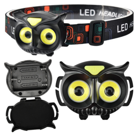 LED-pealamp Owl 4 valgustusrežiimi