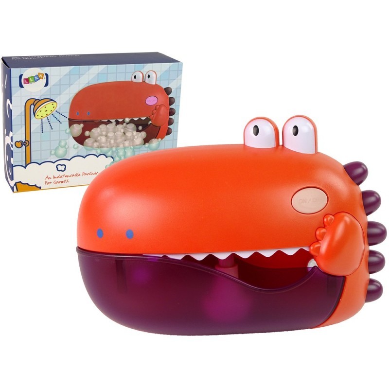 Seebimulli vannimänguasi, punane dinosaurus