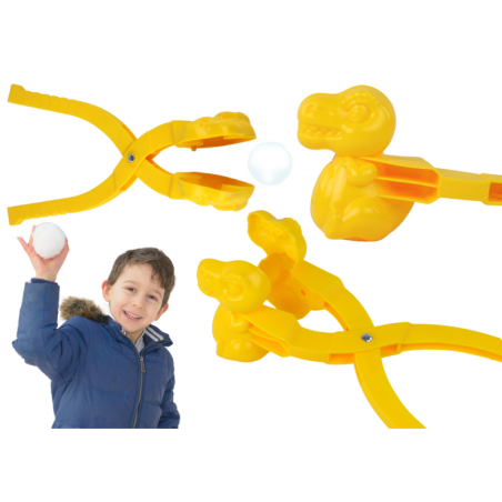 Lumepallide tegija Kollane dinosaurus