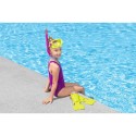 Snorgeldamise komplekt Kollane mask, uimed, toru Bestway