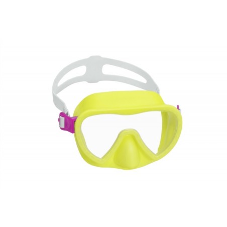 Snorgeldamise komplekt Kollane mask, uimed, toru Bestway