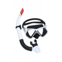 Snorgeldamise komplekt Valge mask Snorkel Bestway
