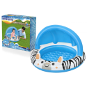 Täispuhutav suplusbassein Bestway Zebra, 97 x 66 cm, varikatusega
