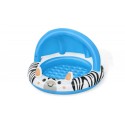 Täispuhutav suplusbassein Bestway Zebra, 97 x 66 cm, varikatusega