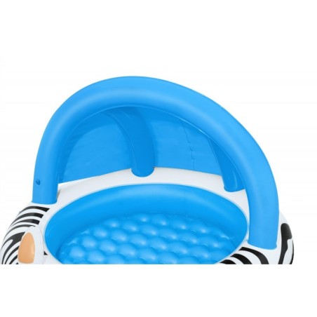 Täispuhutav suplusbassein Bestway Zebra, 97 x 66 cm, varikatusega
