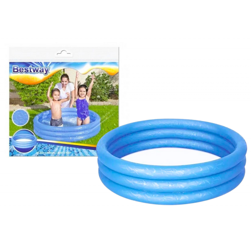 Täispuhutav bassein Bestway, sinine, 122 cm x 25 cm, 140 l