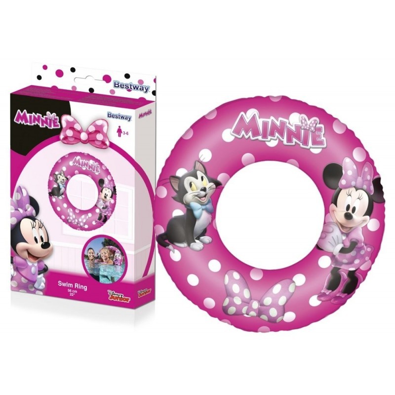 Täispuhutav Minnie Mouse ujumisrõngas 56 cm Bestway