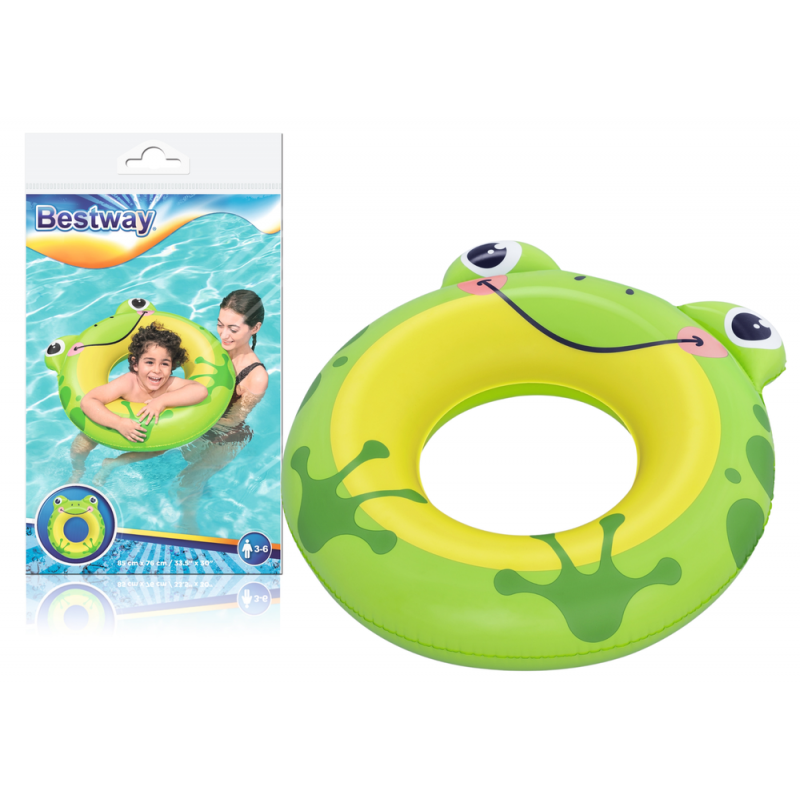 Ujumisrõngas Konn 79 x 85 cm Bestway