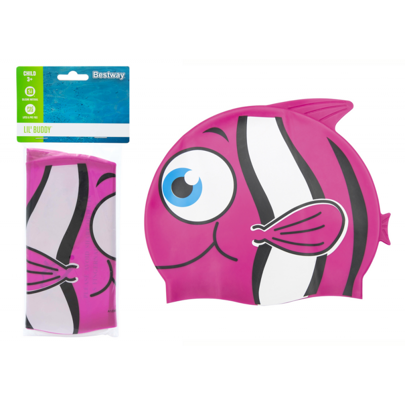 Ujumismüts Pink Fish Bestway